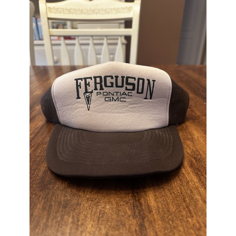 Vintage Ferguson Pontiac GMC Snapback Mesh Trucker Hat Cap